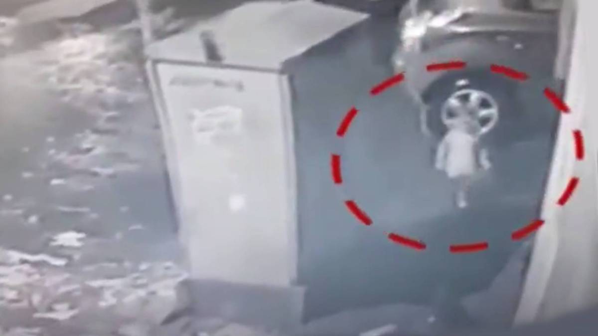 सीसीटीवी में कैद हादसा