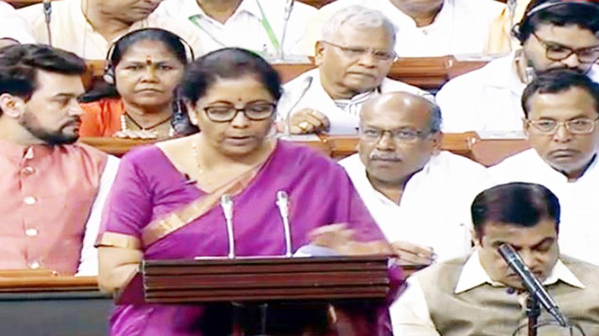 वित्त मंत्री निर्मला सीतारमण