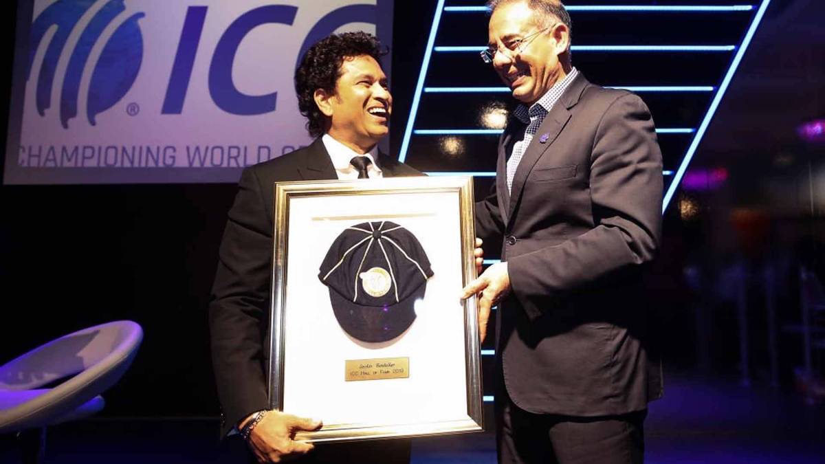 सचिन हॉल ऑफ फेम में शामिल (फोटो- ICC ट्विटर)