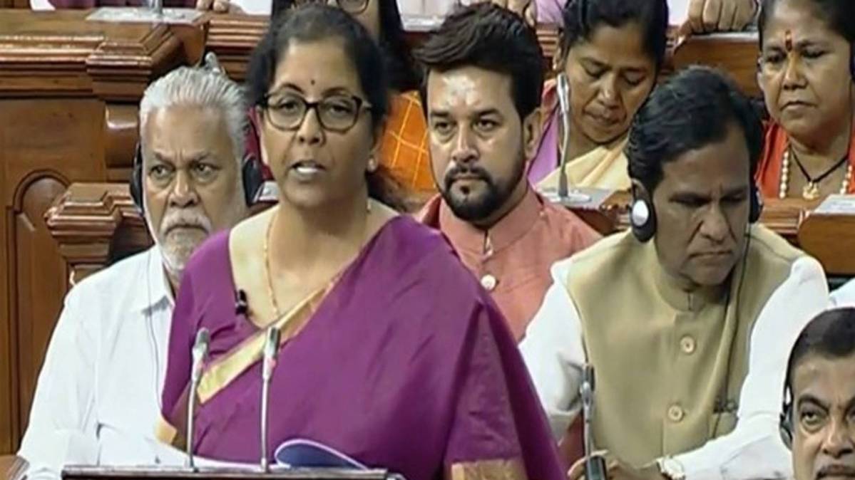 वित्त मंत्री निर्मला सीतारमण