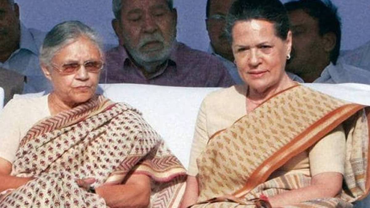 सोनिया गांधी और शीला दीक्षित
