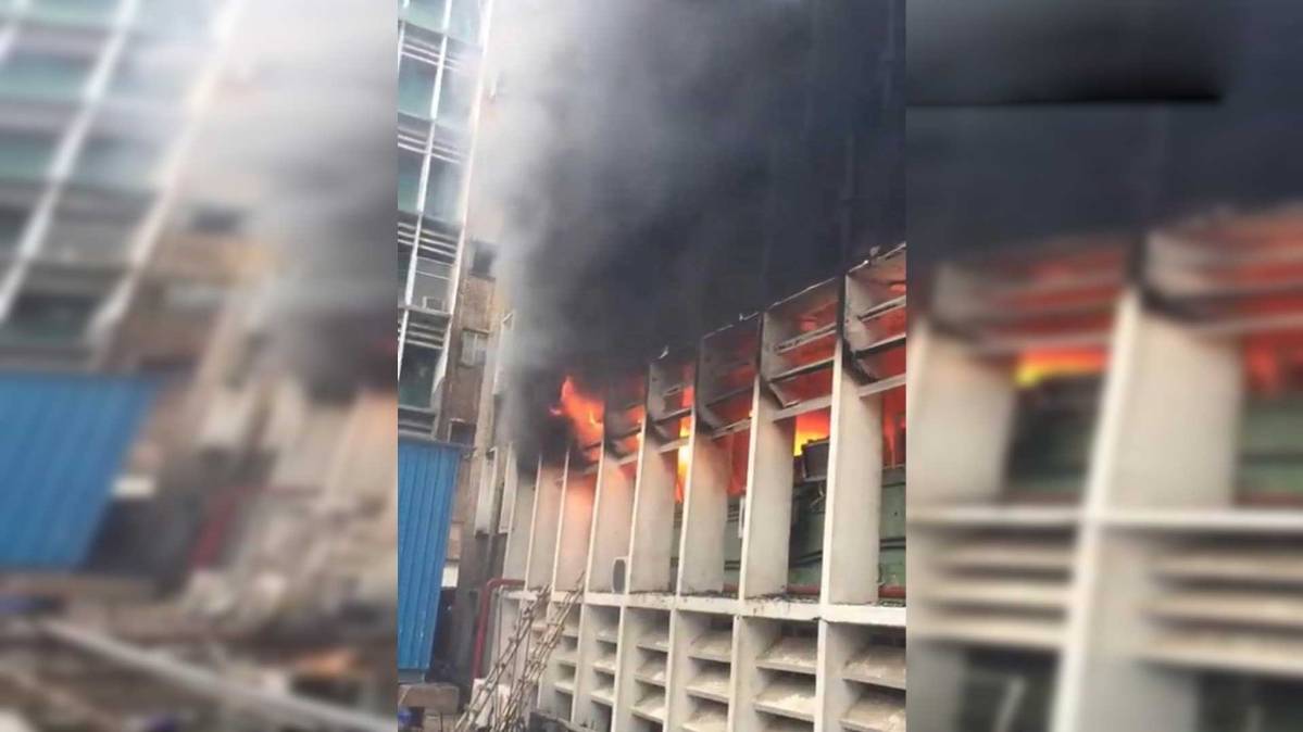 AIIMS में भीषण आग