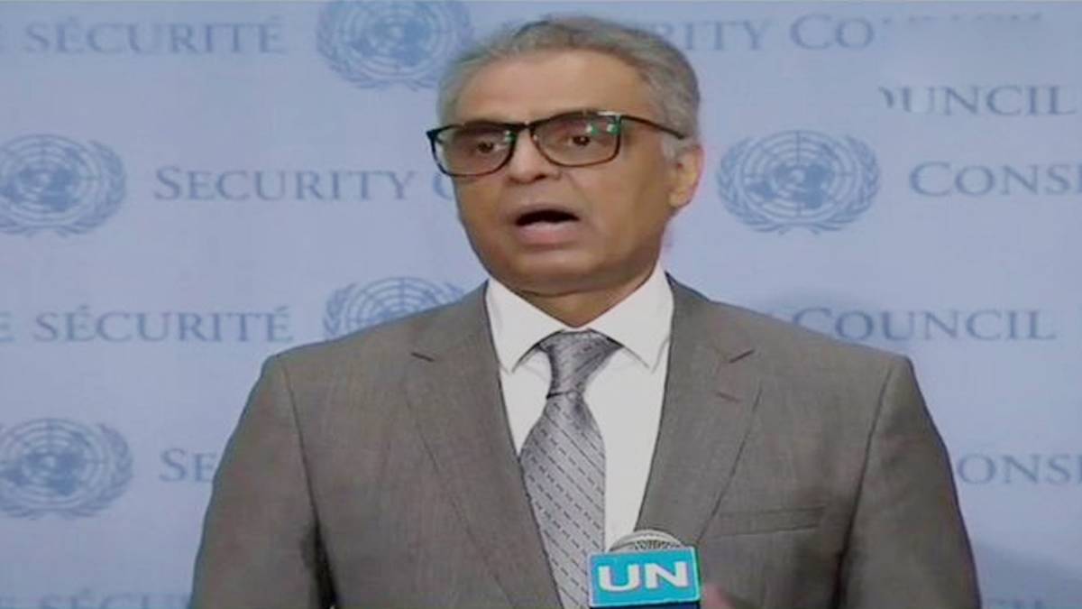 भारत के स्थायी दूत अकबरुद्दीन (फोटो-ANI)