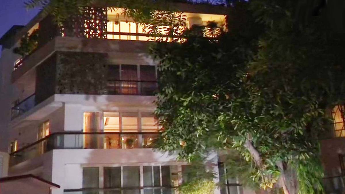 पी. चिदंबरम का बंगला(फोटो-ANI)