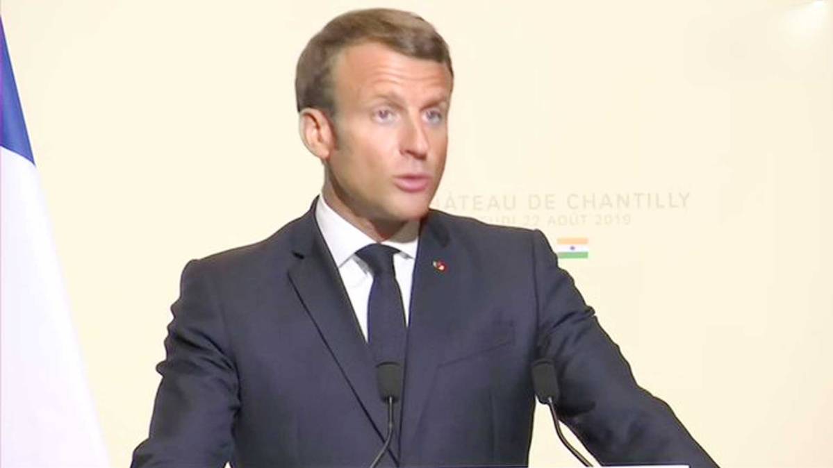 फ्रांस के राष्ट्रपति इमैनुएल मैक्रों