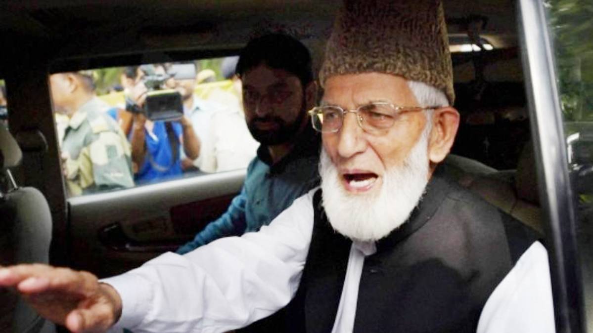 अलगाववादी नेता सैयद अली गिलानी (फाइल फोटो- PTI)