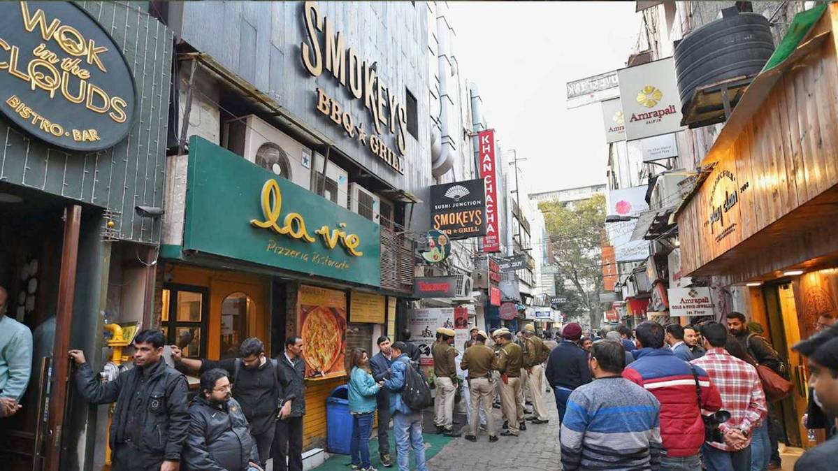 खान मार्केट (फोटो- PTI)