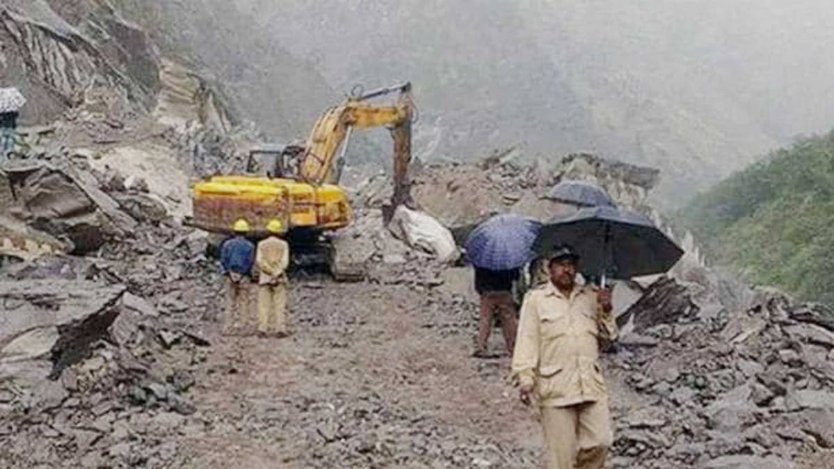 चमोली में भूस्खलन