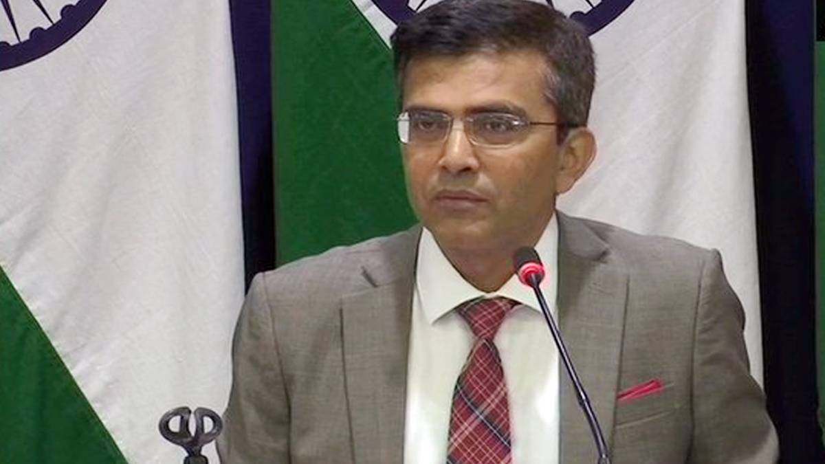 MEA के प्रवक्ता रवीश कुमार (फोटो: ANI)