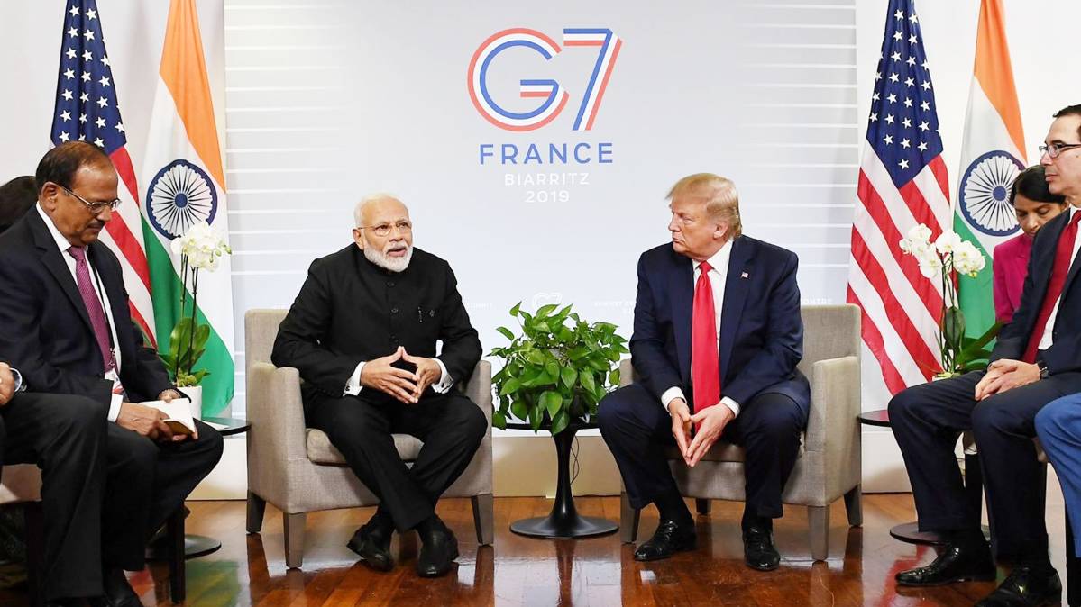 पीएम मोदी और डोनाल्‍ड ट्रंप (फोटो-@narendramodi)