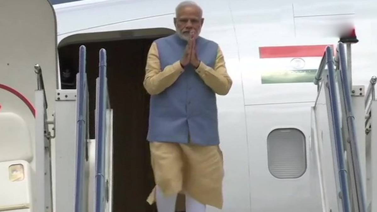 प्रधानमंत्री नरेंद्र मोदी भूटान पहुंचे (फोटो ANI)