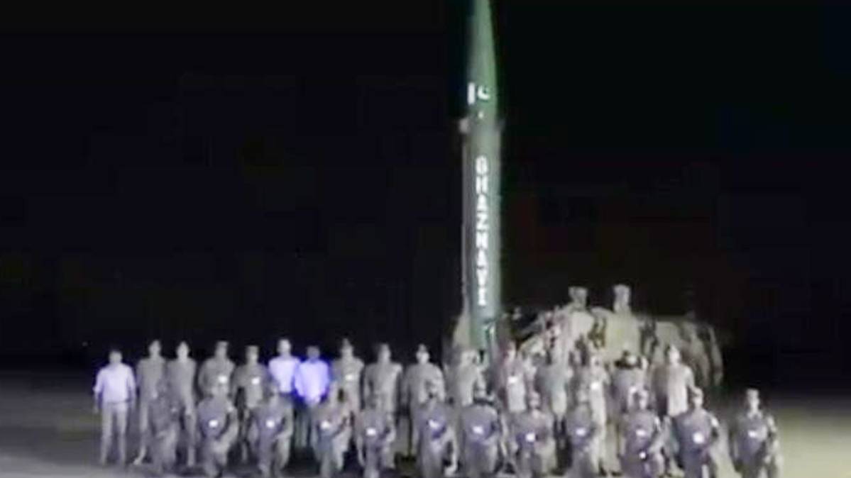 पाकिस्तान ने बैलिस्टक मिसाइल गजनवी का परीक्षण किया