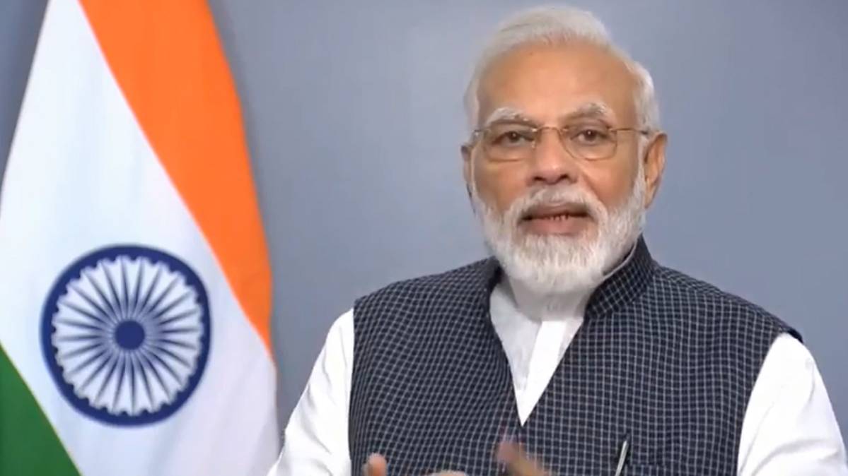 प्रधानमंत्री नरेंद्र मोदी का देश के नाम संबोधन(फोटो- IANS)