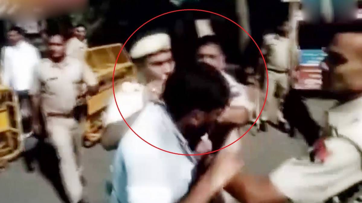 राजस्थान पुलिस का कहर