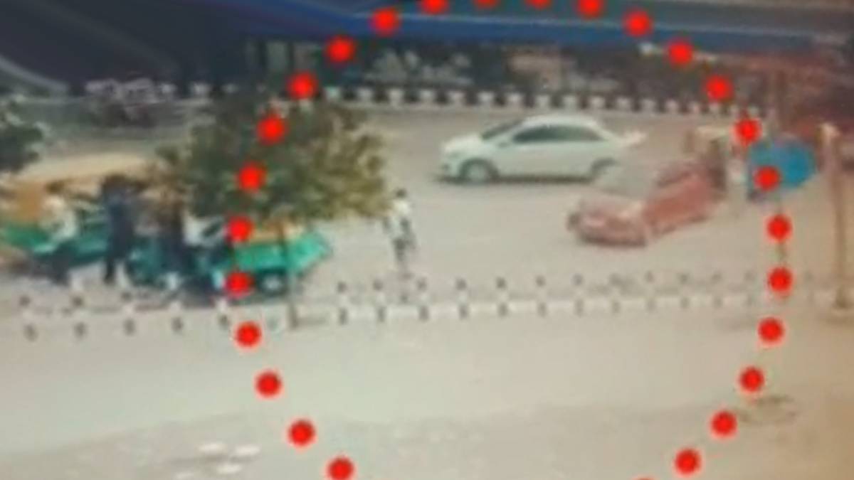 अक्षरधाम मंदिर के पास हुए एनकाउंटर का CCTV फुटेज