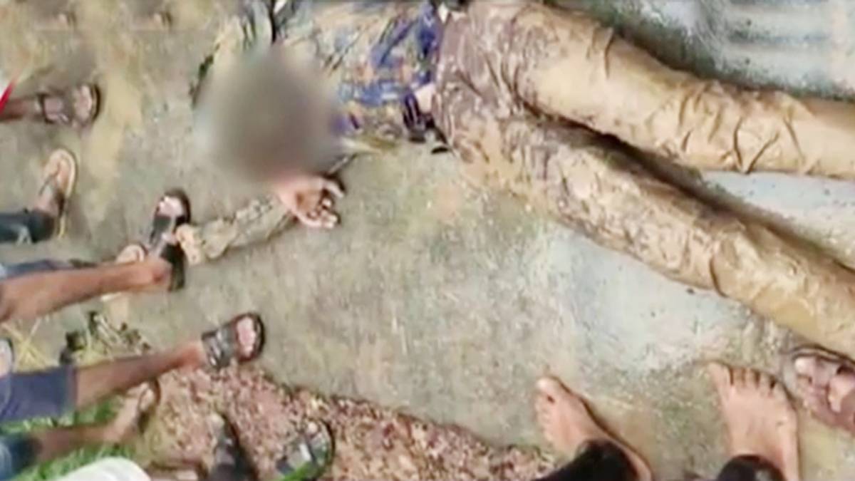 बच्चा चोरी के आरोप में युवक की पिटाई