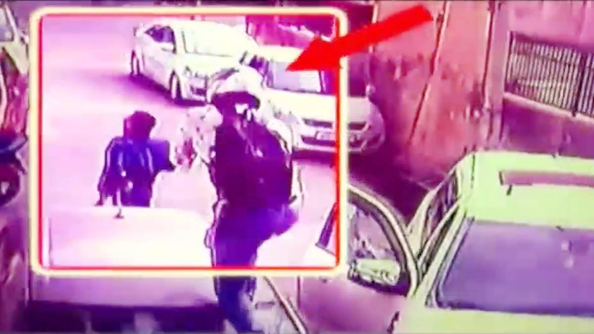 CCTV में कैद वारदात