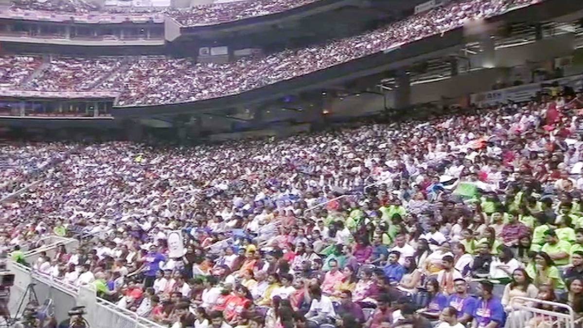 NRG स्टेडियम का नजारा देखने लायक