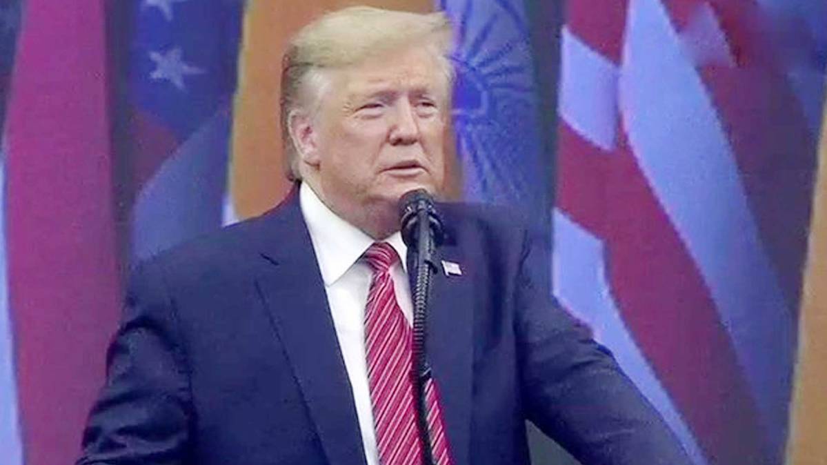 हाउडी मोदी कार्यक्रम में बोले डोनाल्ड ट्रंप