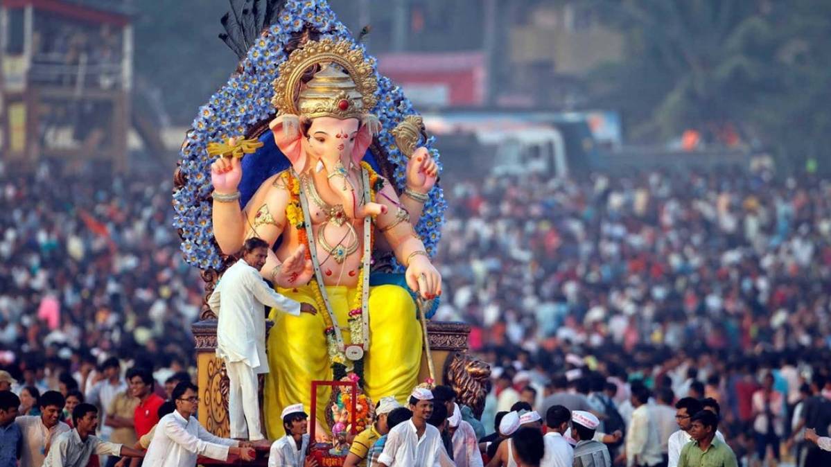 गणेश चतुर्थी का जश्न