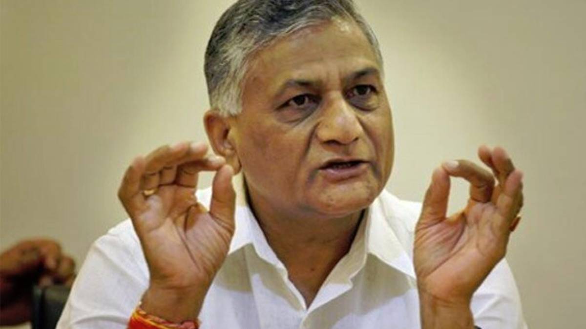 राज्य मंत्री जनरल वीके सिंह (फोटो-ANI)