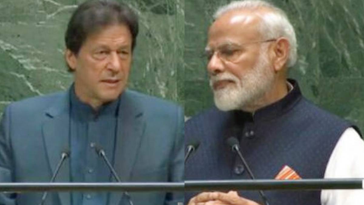 UNGA में इमरान खान और पीएम मोदी