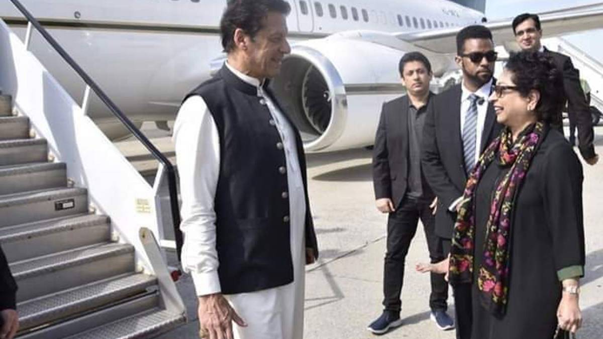 न्यूयॉर्क एयरपोर्ट पर इमरान खान