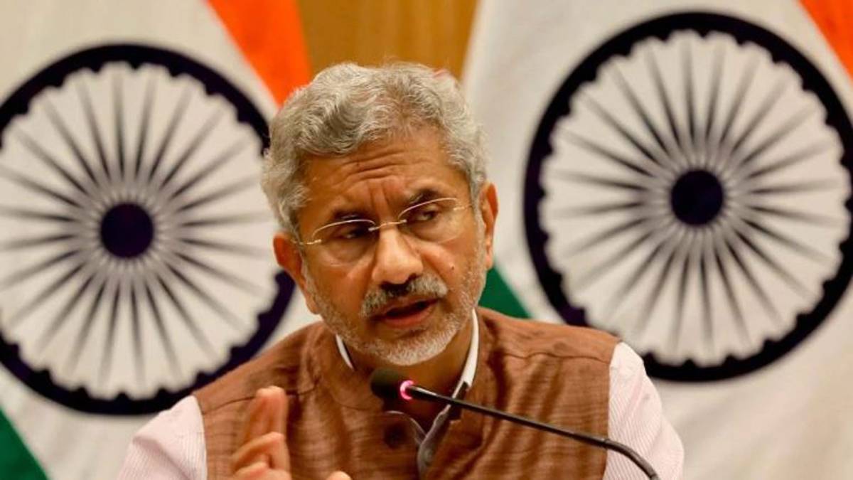 विदेश मंत्री जयशंकर का बड़ा बयान (फोटो-India Today)