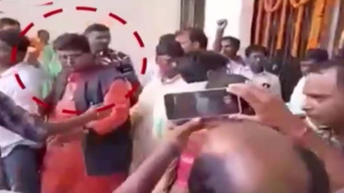 BJP विधयक जीतू चरण राम का विरोध