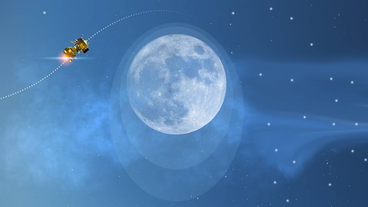 चांद पर उतरने से ठीक पहले ठिठके विक्रम के 'कदम'(फोटो-@isro)