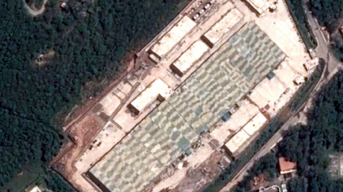 Image of final construction at Kahuta, Pakistan (© CNES 2019, Distribution Airbus DS/ India Today)