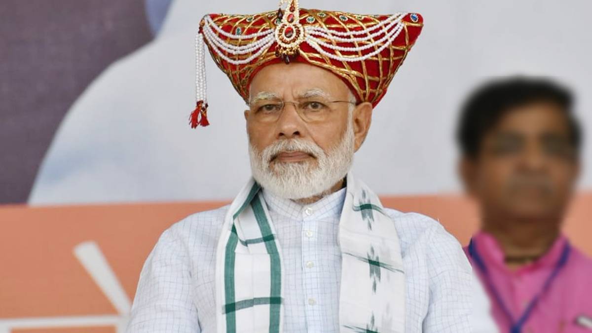 महाराष्ट्र में मोदी ने फूंका चुनावी बिगुल (फोटो-@BJP4Maharashtra)