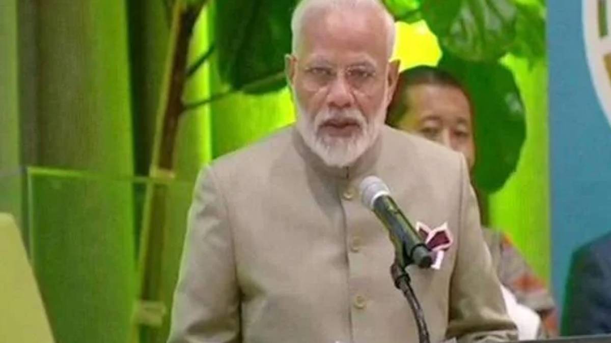 संयुक्त राष्ट्र महासभा में प्रधानमंत्री नरेंद्र मोदी (फोटोः ANI)