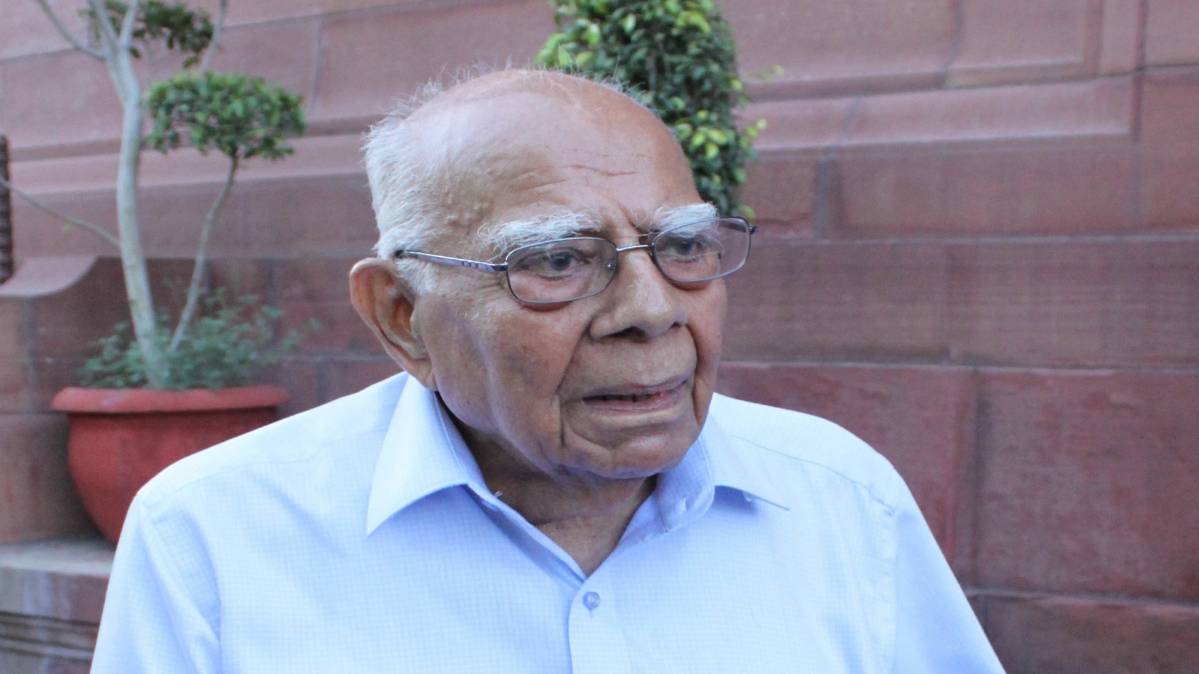 वरिष्ठ वकील राम जेठमलानी का निधन (फाइल फोटो-IANS)