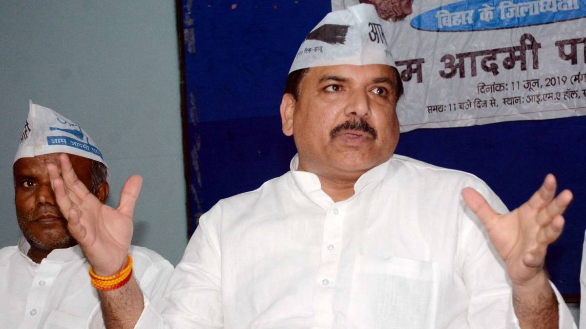 आप नेता संजय सिंह (फाइल फोटो-IANS)