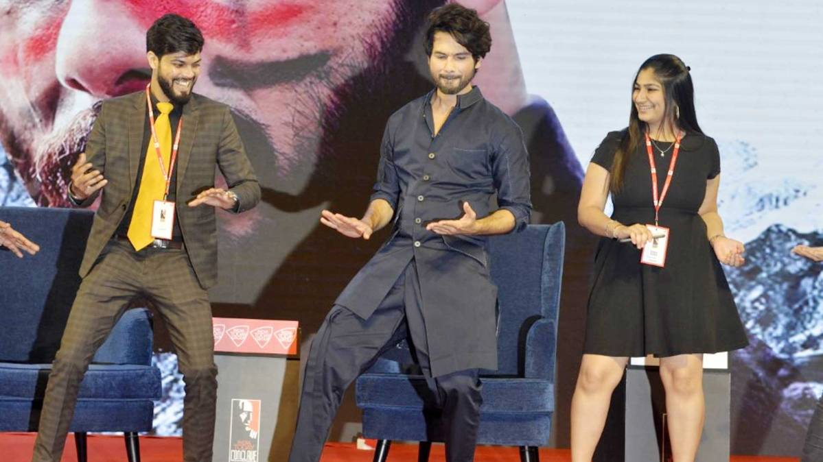 इंडिया टुडे कॉन्क्लेव 2019 में थिरके शाहिद कपूर (फोटो- India Today)