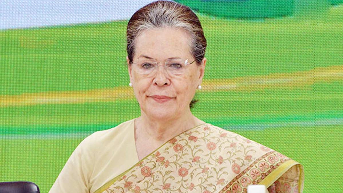 कांग्रेस अध्यक्ष सोनिया गांधी
