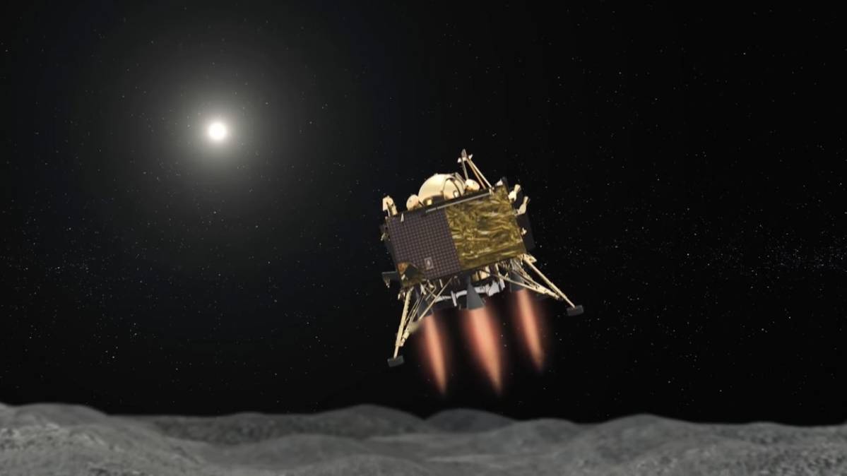 चंद्रमा की सतह पर पहुंचेगा चंद्रयान-2 (फोटो-ISRO)