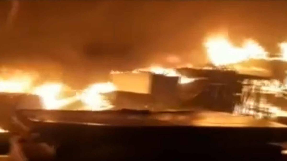 बरेली में भीषण आग