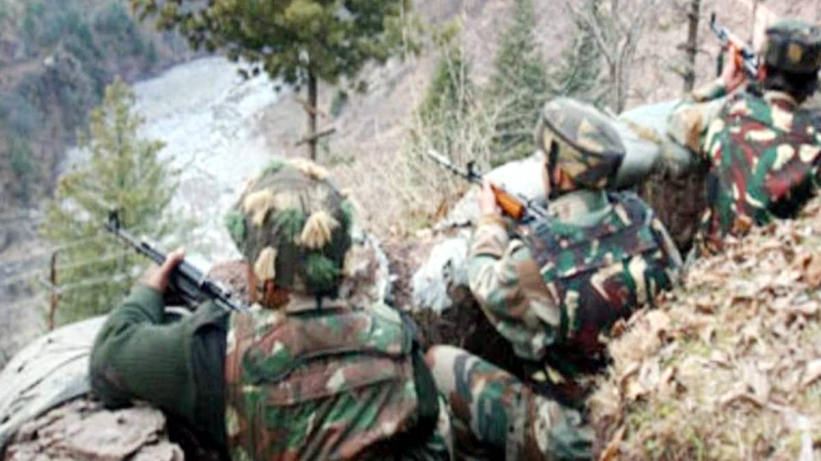 पाक ने JK में किया सीजफायर उल्लंघन