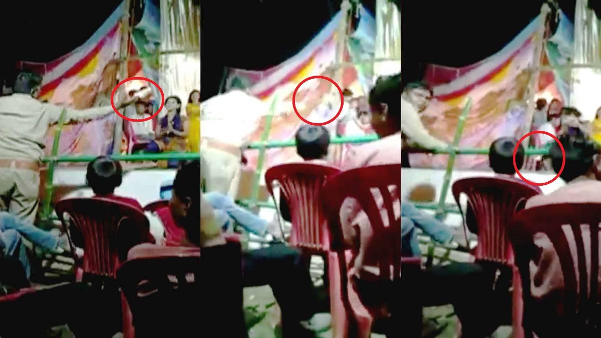 नशे में धुत सिपाही ने बार बालाओं पर बरसाए नोट