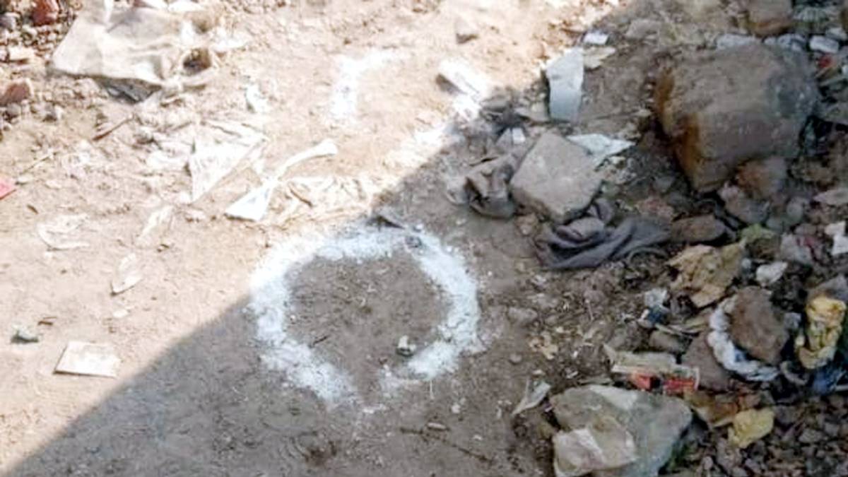 घटनास्थल की तस्वीर (By- चिराग गोठी)