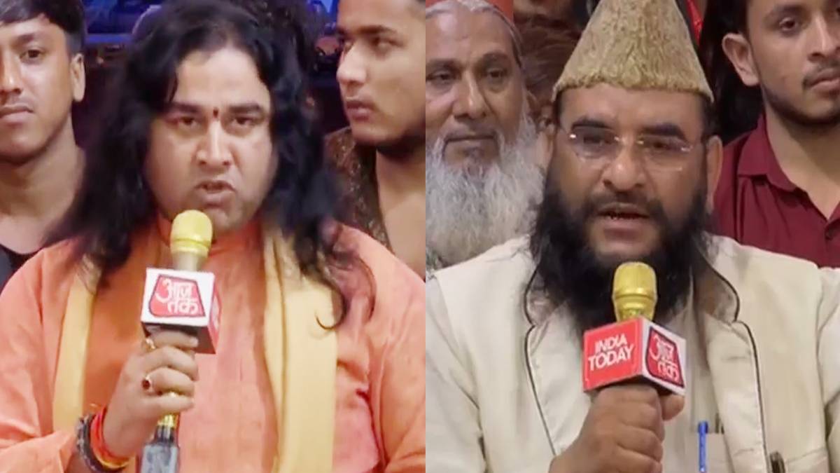 कथा वाचक देवकी नंदन और मौलाना रशीदी