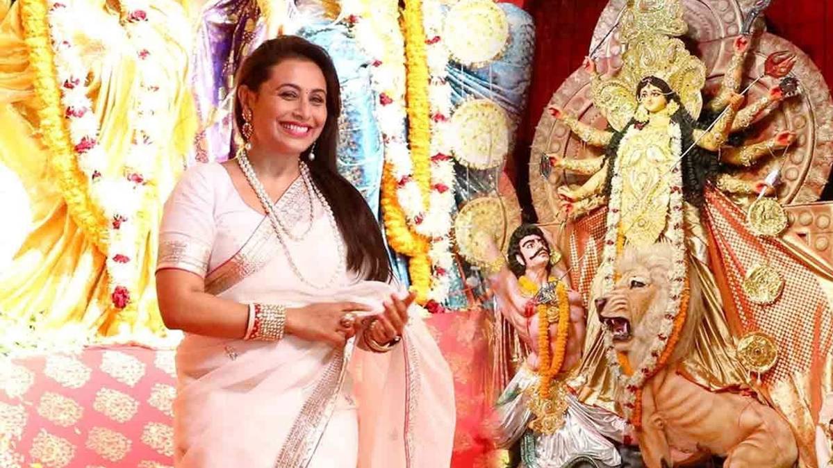 रानी मुखर्जी, जया बच्चन ने की पूजा