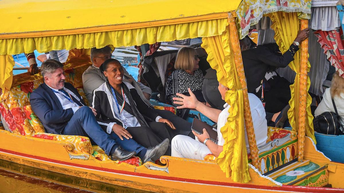 कश्मीर दौरे पर हैं यूरोपीय सांसदों का दल (Photo: PTI)