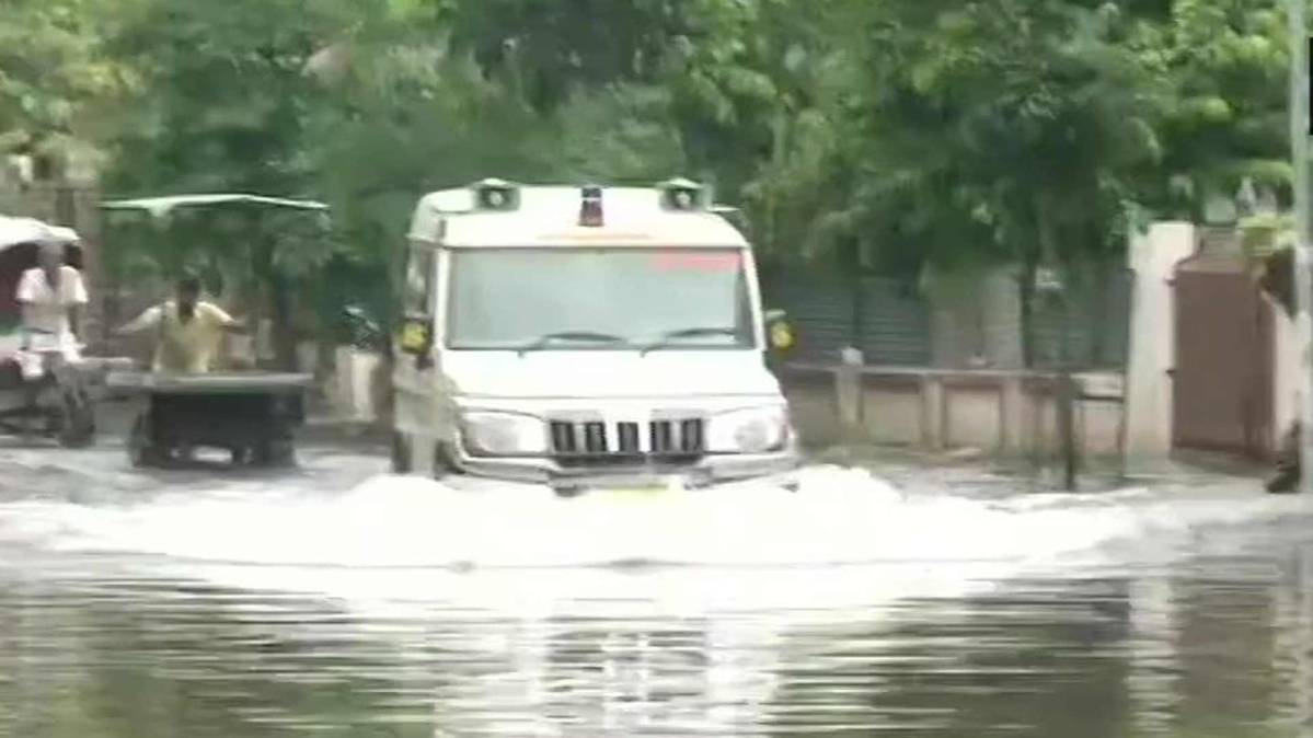 आज सुबह (फोटो ANI)