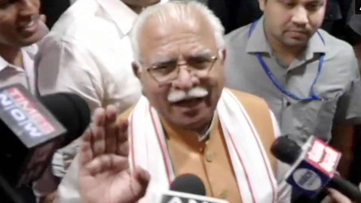 मनोहर लाल खट्टर (PHOTO ANI)