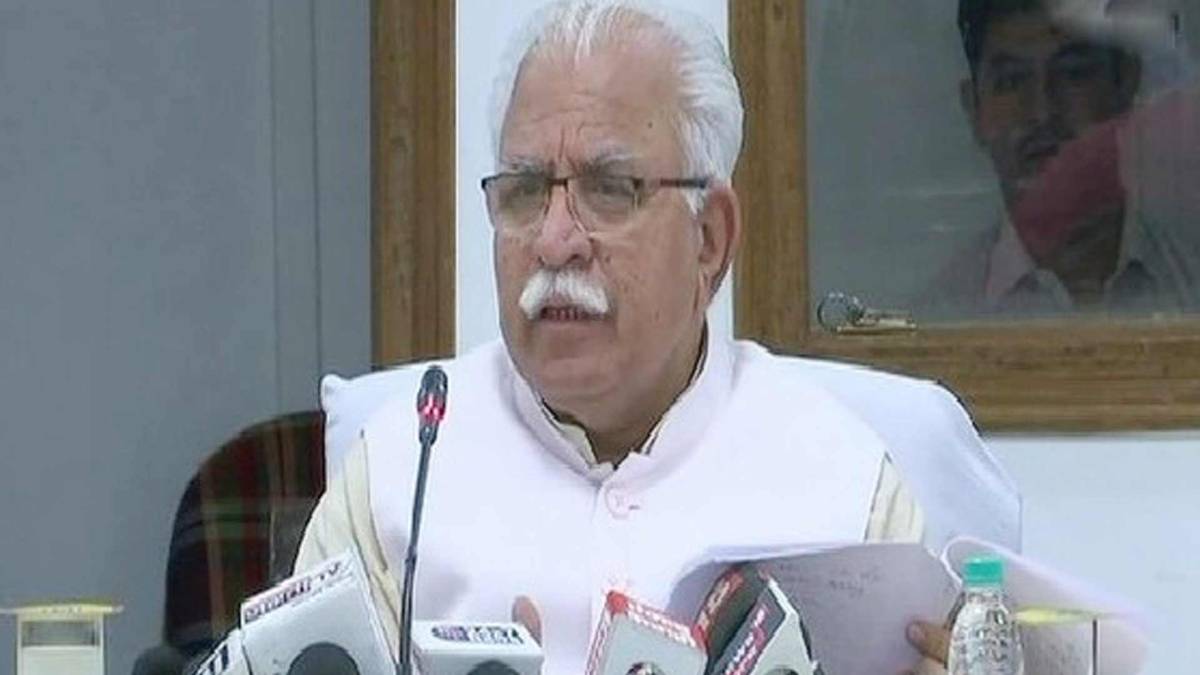 मनोहर लाल खट्टर (PHOTO ANI)