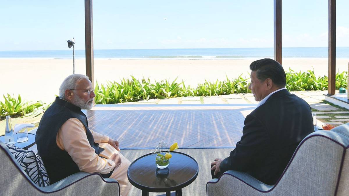 मोदी-जिनपिंग की दोस्ती की नई इबारत (फोटो-Twitter)