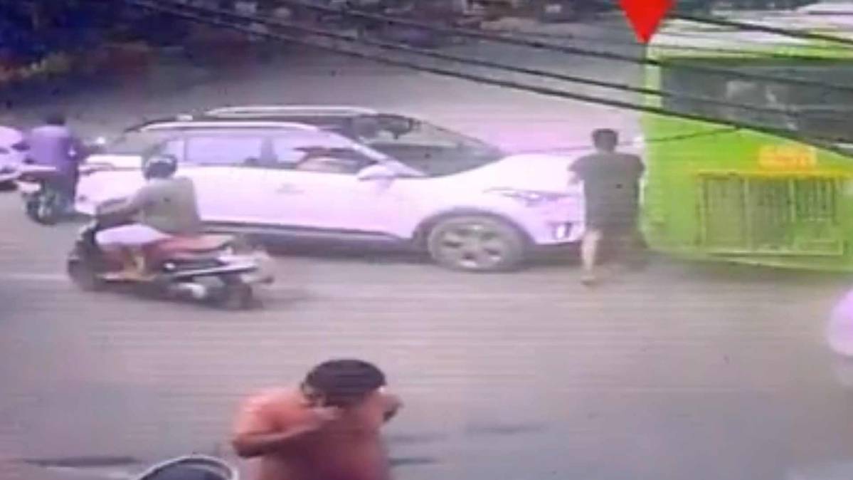 बीएसपी नेता वीरेंद्र मान के मर्डर का CCTV